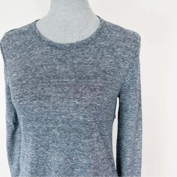 A.L.C. Gray Open Back Long Sleeve Top - Picture 3 of 11